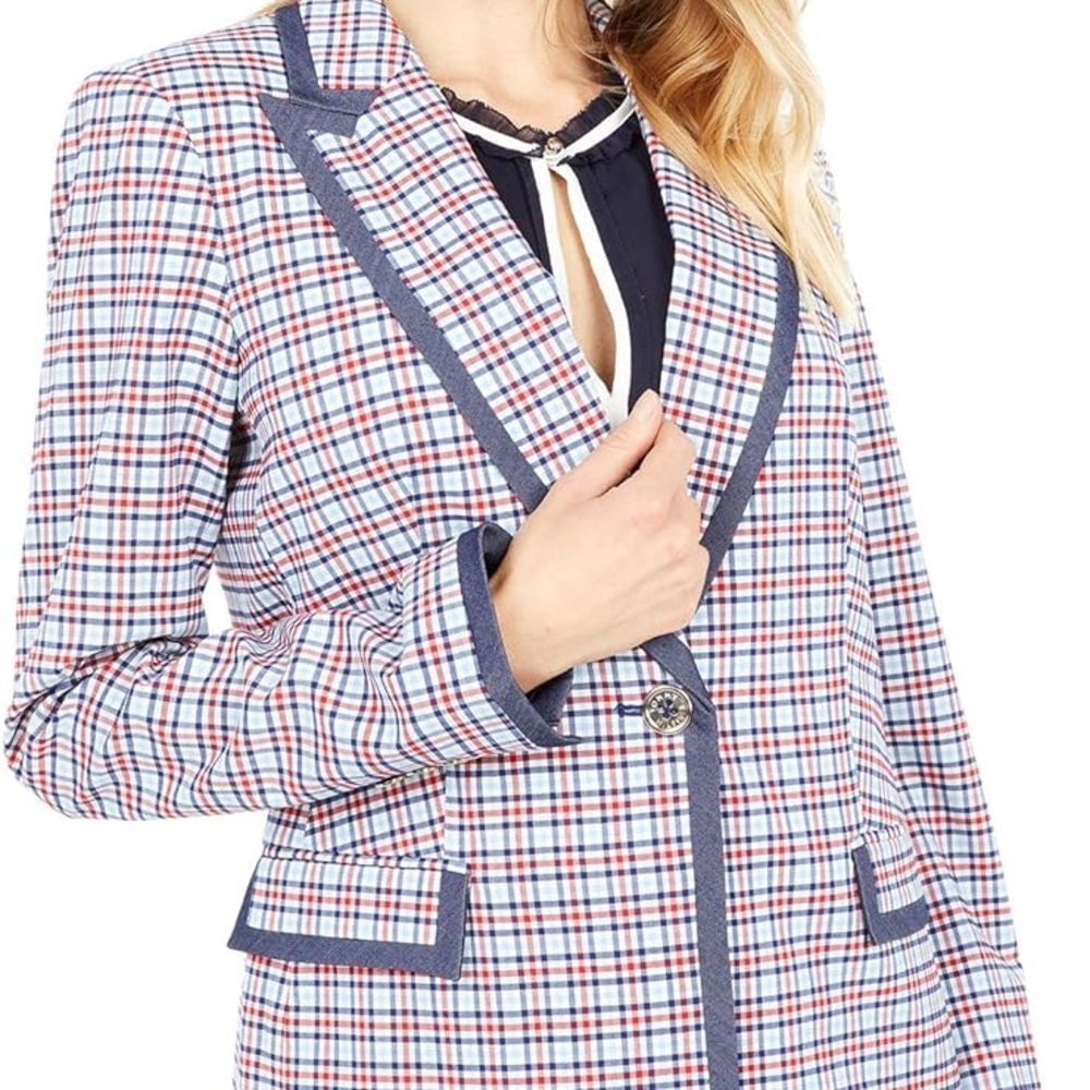 Tommy Hilfiger Checkered Blazer